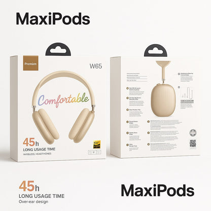 MaxiPods™ – Bluetooth Headphones - Comfort & High Quality Sound