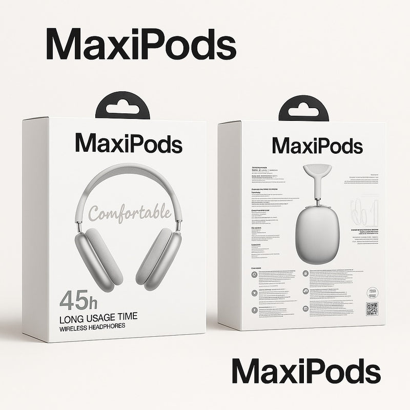 MaxiPods™ – Bluetooth Headphones - Comfort & High Quality Sound