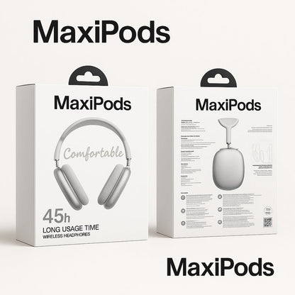 MaxiPods™ – Bluetooth Headphones - Comfort & High Quality Sound